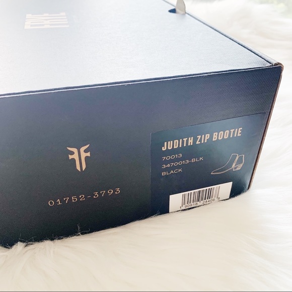 FRYE JUDITH BLACK LEATHER DOUBLE ANKLE ZIP BOOTIES - Picture 5 of 5